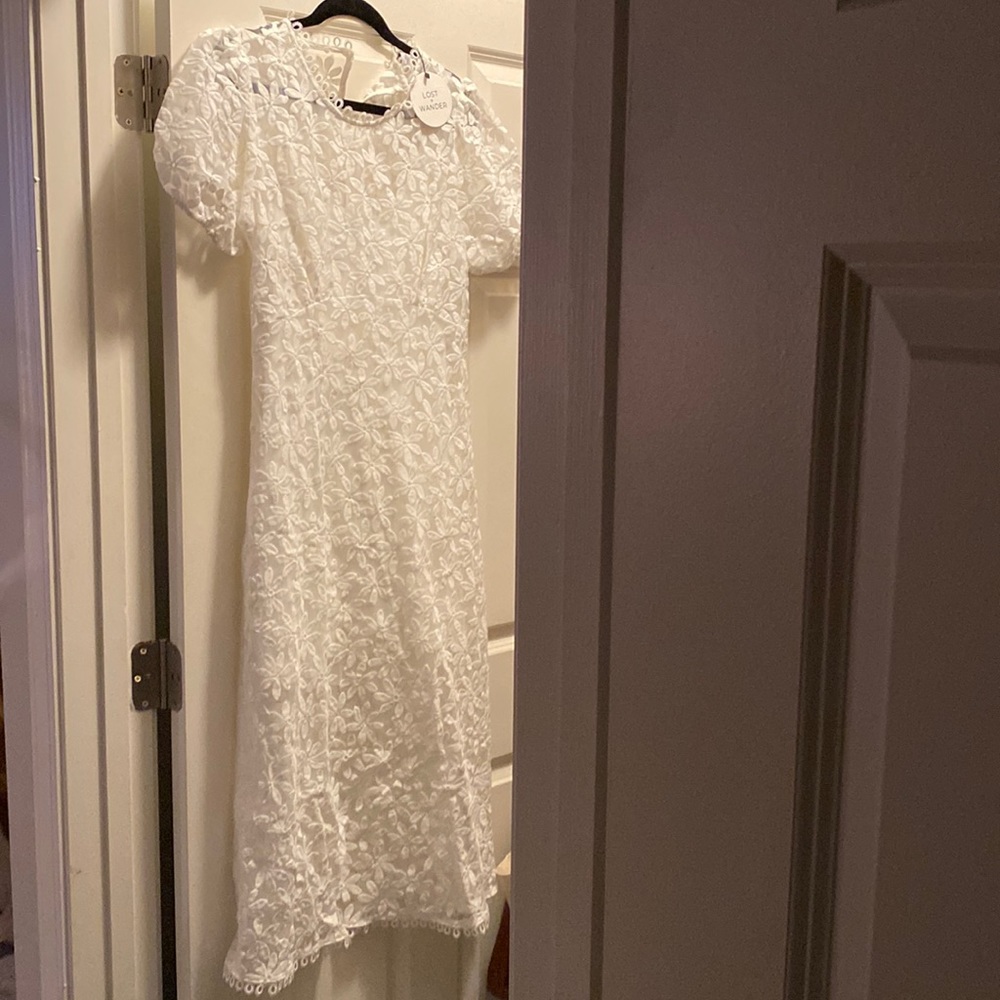 White 1 Medium & 1 large Lost + Wander Madonna Lily Dress unworn, tags still on